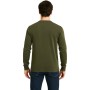 Pull col rond acidwash homme