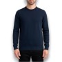 Pull col rond acidwash homme