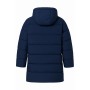 Long padded jacket with hood