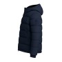 Long padded jacket with hood