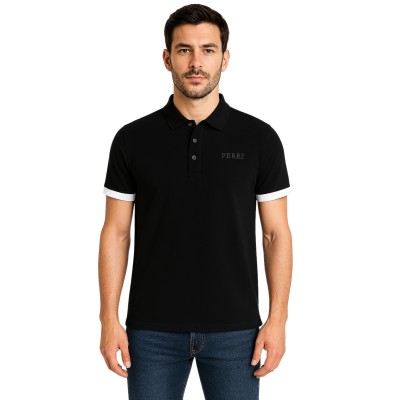 Polo manches courtes bandes