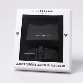 Coffret ceinture élastique + porte-carte