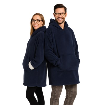 Karierter One-Size-Fits-All-Mischkapuzenpullover