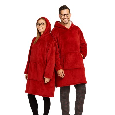 Karierter One-Size-Fits-All-Mischkapuzenpullover