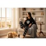 Long velvet pajamas Female patterns