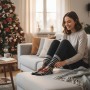 12 paires de chaussettes Noël en coton unisexe