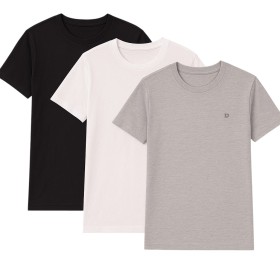 copy of Lot de 3 t-shirts manches courtes col boutonné