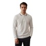 copy of Men's plain long-sleeved polo shirt with pocket
