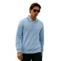 Polo homme manches longues uni
