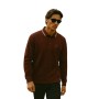 Polo homme manches longues uni