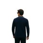 Polo homme manches longues uni