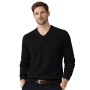 Camisola V-Pescoço de Algodão Piqué Man