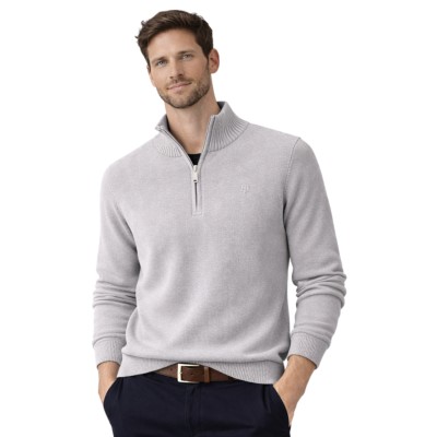 Pull demi-zip Maille Piquée MIKE Homme