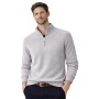Camisola de meia-camisola de algodão piqué homem