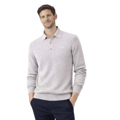 Camisola de pólo de algodão masculino