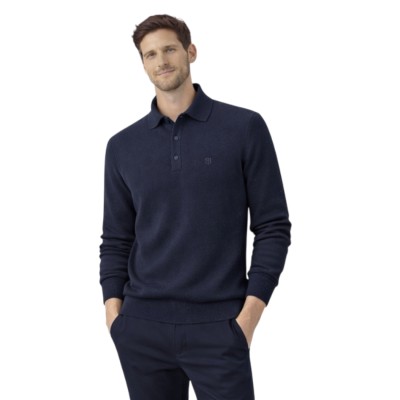 Pull Polo Maille Piquée MIKE Homme