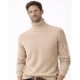 Pull col montant Maille Piquée Homme