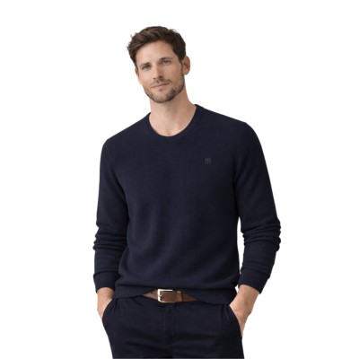 Jersey de algodón redondo de los hombres