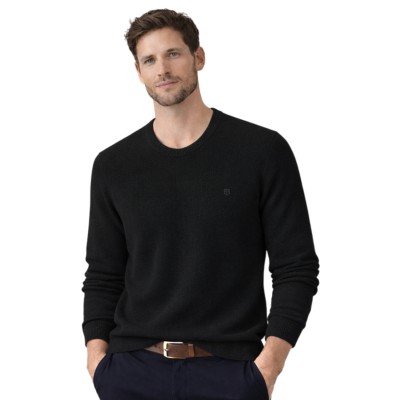 Herrenrunde Baumwollpullover