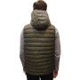 Chaqueta sin mangas con capucha
