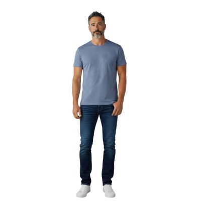 copy of T-shirt uni manches courtes col rond