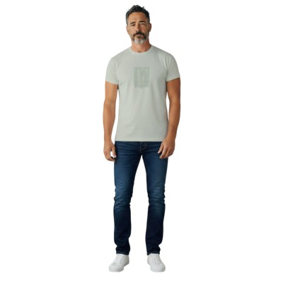 Camiseta de manga corta del logotipo UNI