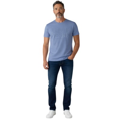 T-shirt do logotipo de uni