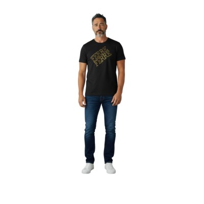 Uni camiseta logo inclinado