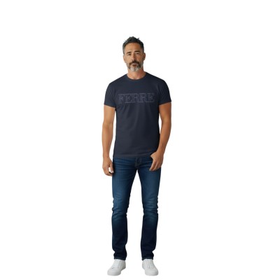 T-shirt do logotipo de uni