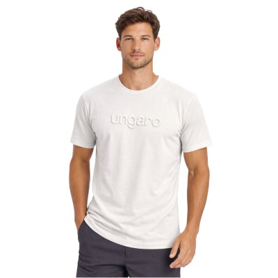 T-shirt homme logo embossé