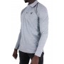 Einfarbiges Langarm-Poloshirt