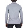 Einfarbiges Langarm-Poloshirt