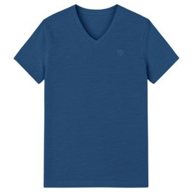 copy of T-Shirt schlicht Kurzärmel Rundhalsausschnitt kleines Logo