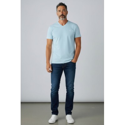 T-shirt homme col rond 100% coton