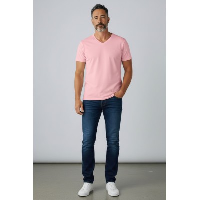 T-shirt homme col rond 100% coton