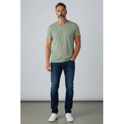 T-shirt homme col rond 100% coton