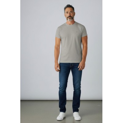 copy of T-shirt uni manches courtes col rond petit logo