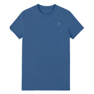 copy of T-Shirt schlicht Kurzärmel Rundhalsausschnitt kleines Logo