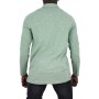 Einfarbiges Langarm-Poloshirt