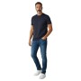 Kurzarm-T-Shirt Rundhals-gesticktes Logo