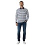 Polo homem manga comprida estilo mar listrado