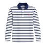 Polo homem manga comprida estilo mar listrado