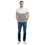 Polo Homme Manches Longues Rayé Style Marin