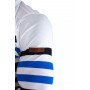 Rayas de polo de manga larga