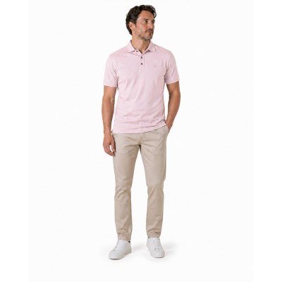 Polo uni manches courtes