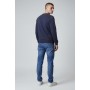 Sweat-shirt col rond logo bras