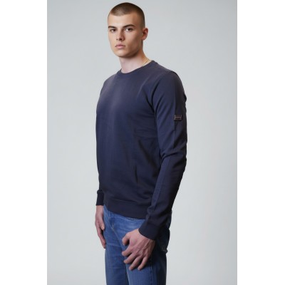 Sweat-shirt col rond logo bras