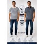 Polo Homme Rayé Marin 100% Coton – Polo Casual Chic Manches Courtes – Style Élégant Homme