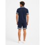 Ensemble Homme Polo Mesh & Short – Tenue Décontractée Été en Polyester, Coupe Confort, Col Polo, Short à Cordon