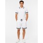 Ensemble Homme Polo Mesh & Short – Tenue Décontractée Été en Polyester, Coupe Confort, Col Polo, Short à Cordon
